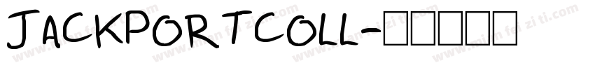 JACKPORTCOLL字体转换