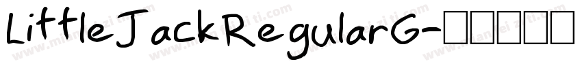 LittleJackRegularG字体转换