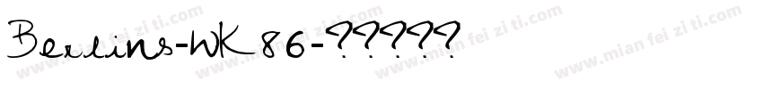 Berlins-wK86字体转换