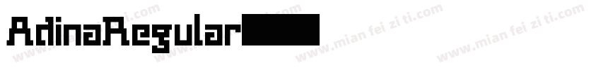 AdinaRegular字体转换