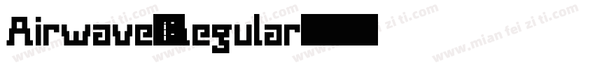 Airwave-Regular字体转换