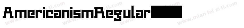 AmericanismRegular字体转换