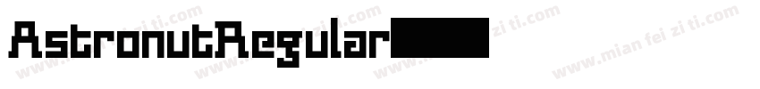AstronutRegular字体转换