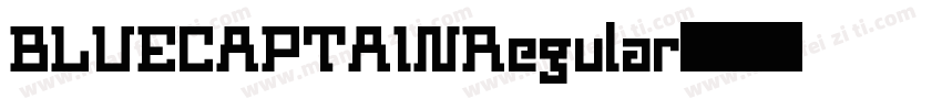 BLUECAPTAINRegular字体转换