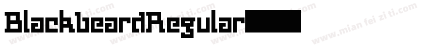 BlackbeardRegular字体转换