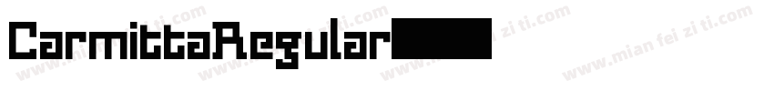 CarmittaRegular字体转换