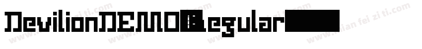 DevilionDEMO-Regular字体转换
