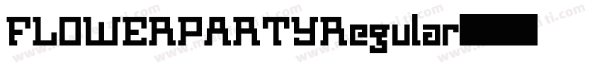 FLOWERPARTYRegular字体转换