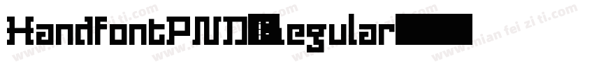 HandfontPND-Regular字体转换