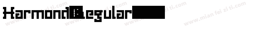 Harmond-Regular字体转换