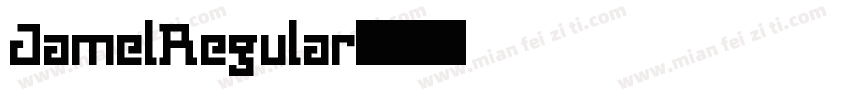 JamelRegular字体转换