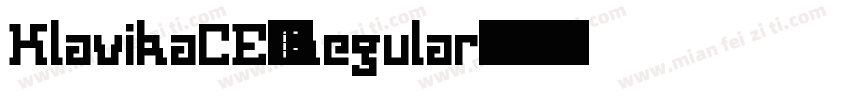 KlavikaCE-Regular字体转换