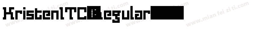 KristenITC-Regular字体转换