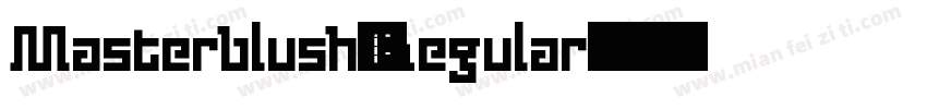 Masterblush-Regular字体转换