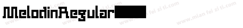 MelodinRegular字体转换