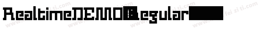 RealtimeDEMO-Regular字体转换
