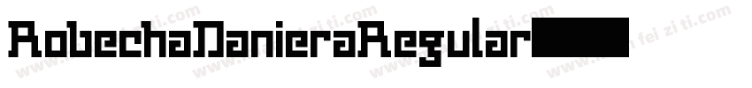 RobechaDanieraRegular字体转换