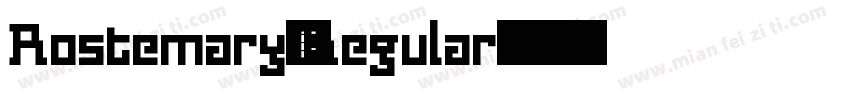 Rostemary-Regular字体转换