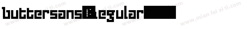 buttersans-Regular字体转换