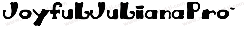 JoyfulJulianaPro字体转换