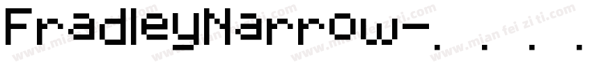 FradleyNarrow字体转换