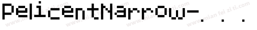 PelicentNarrow字体转换