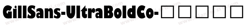 GillSans-UltraBoldCo字体转换