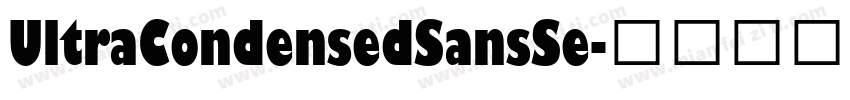 UltraCondensedSansSe字体转换