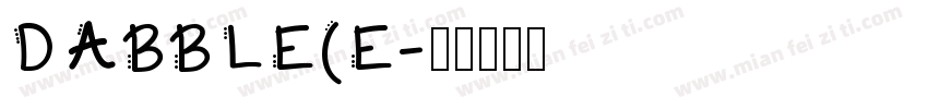 DABBLE(E字体转换