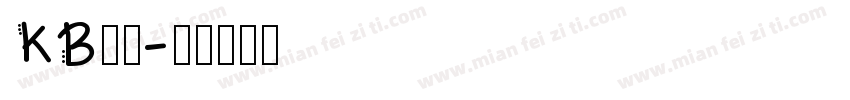 KB明朝字体转换