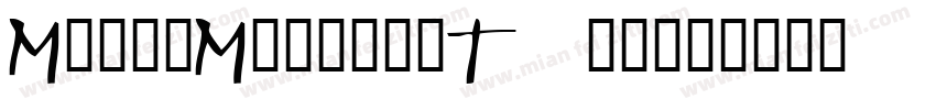 MagicMarker-Thin字体转换