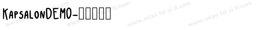 KapsalonDEMO字体转换