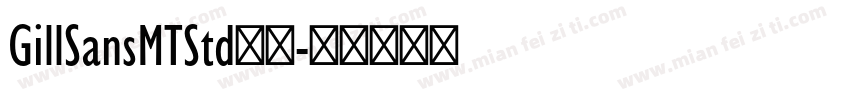 GillSansMTStd字体字体转换