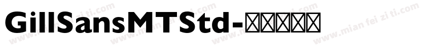 GillSansMTStd字体转换