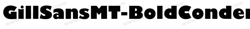 GillSansMT-BoldCondensed字体转换