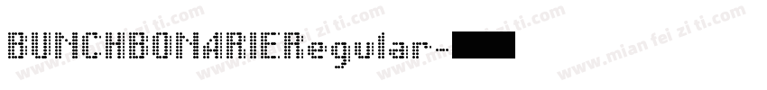 BUNCHBONARIERegular字体转换