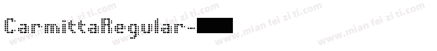 CarmittaRegular字体转换