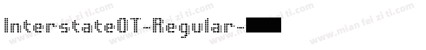 InterstateOT-Regular字体转换