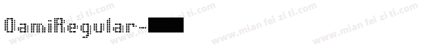 OamiRegular字体转换