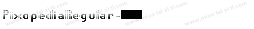 PixopediaRegular字体转换