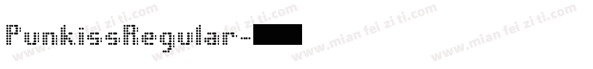 PunkissRegular字体转换