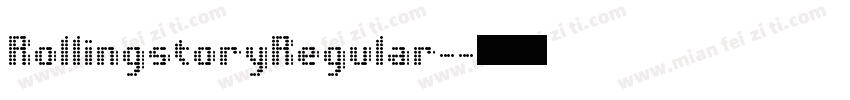 RollingstoryRegular-字体转换