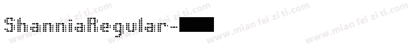 ShanniaRegular字体转换