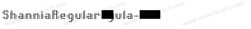 ShanniaRegular在线yula字体转换