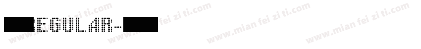 京东郎正REGULAR字体转换