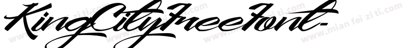KingCityFreeFont字体转换