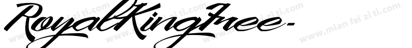 RoyalKingFree字体转换