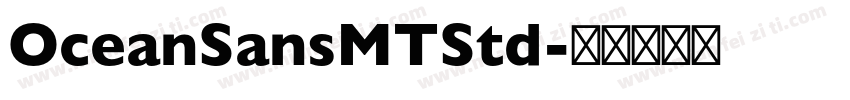 OceanSansMTStd字体转换