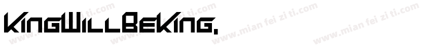 KingWillBeKing字体转换