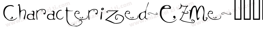 Characterized-EZMe字体转换